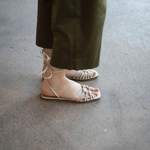 Amfi Sandals, off white | Balagan Studio