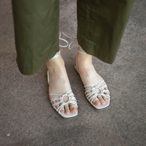 Amfi Sandals, off white | Balagan Studio