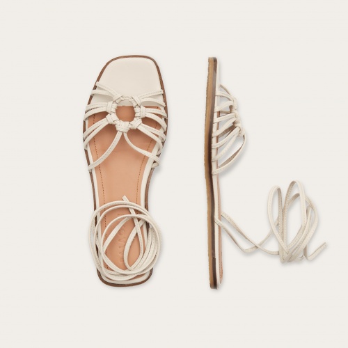 Amfi Sandals, off white | Balagan Studio