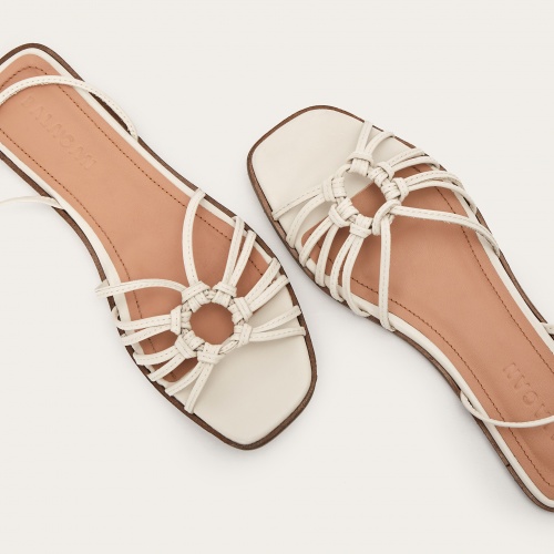 Amfi Sandals, off white | Balagan Studio