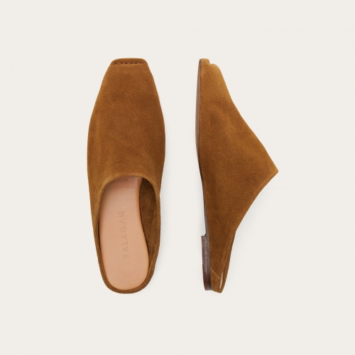 Bayit slides, caramel velvet | Balagan Studio