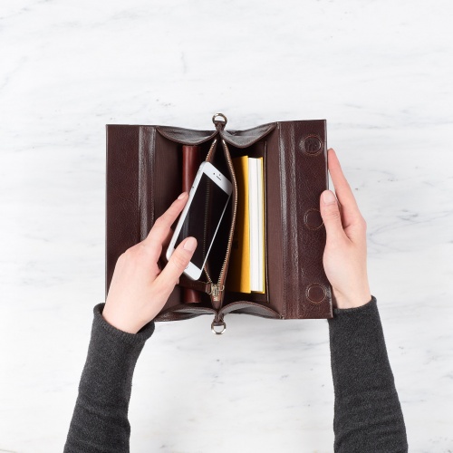 Gala Bag M, deep brown | Balagan Studio