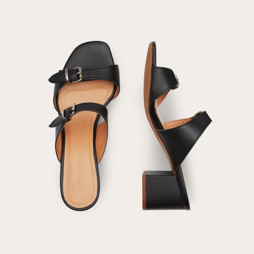 Amalfi Sandals, black | Balagan Studio