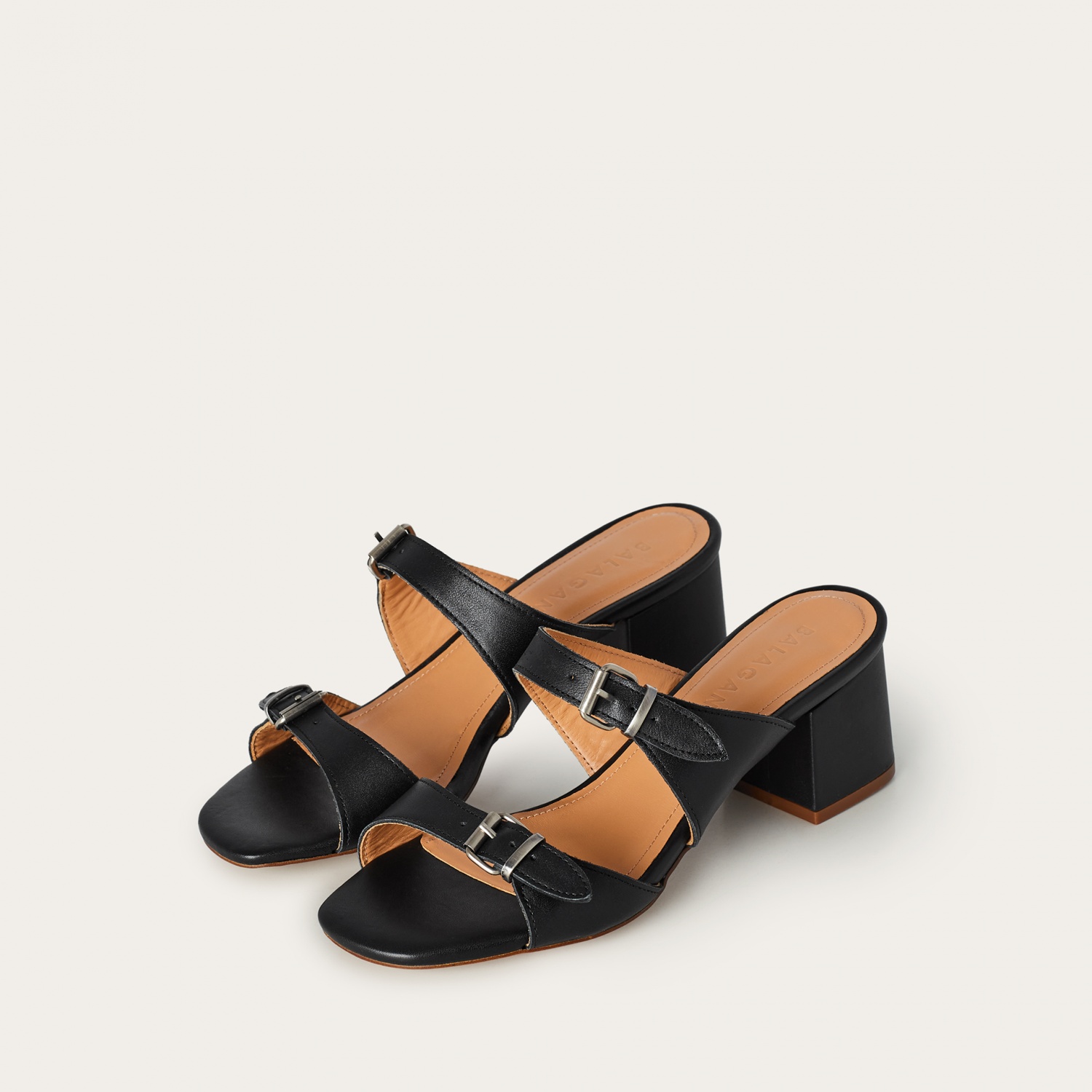 Amalfi Sandals, black | Balagan Studio