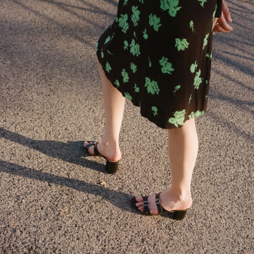 Amalfi Sandals, black | Balagan Studio