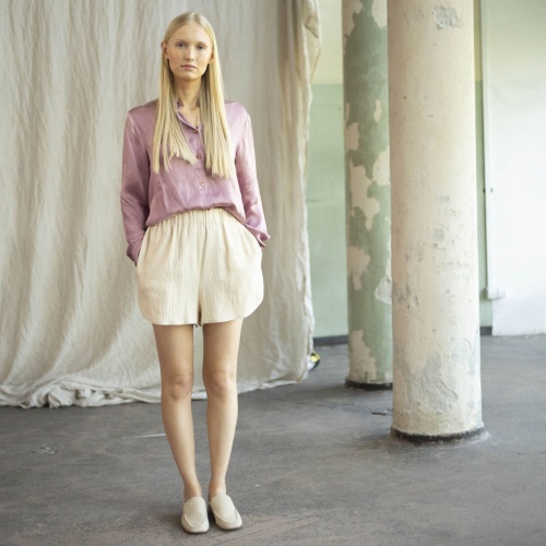 Enzo loafersy, jasny nubuk | Balagan Studio