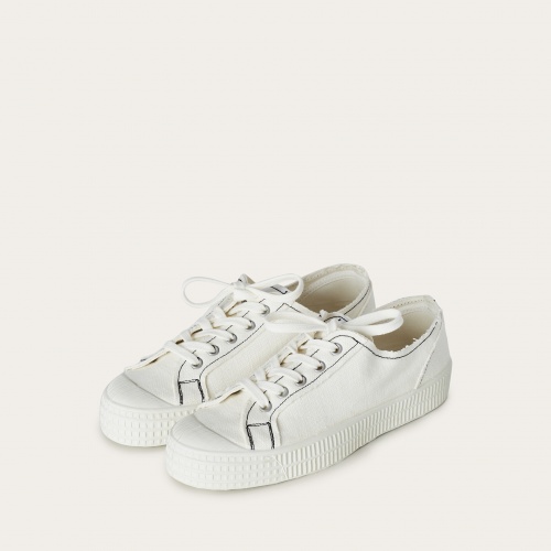 Novesta Star Master sneakersy damskie VEGAN, perłowy z czarną nicią| Balagan Studio