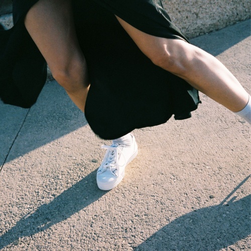 Novesta Star Master Women's sneakers VEGAN, pearl with black thread | Balagan Studio