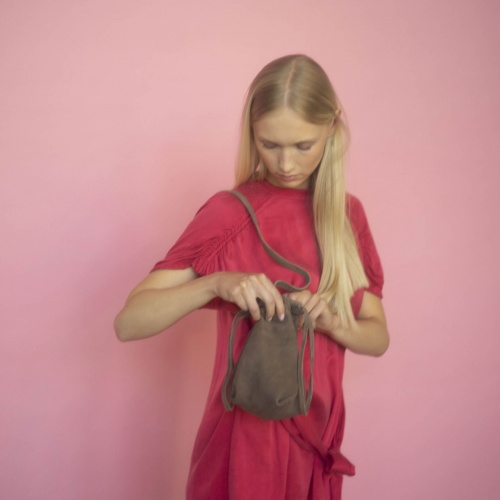 Dima Bag S, smoke velvet | Balagan Studio