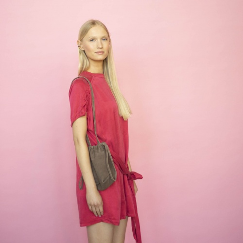 Dima Bag S, smoke velvet | Balagan Studio