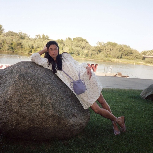 Dima Bag S, lavender velvet | Balagan Studio