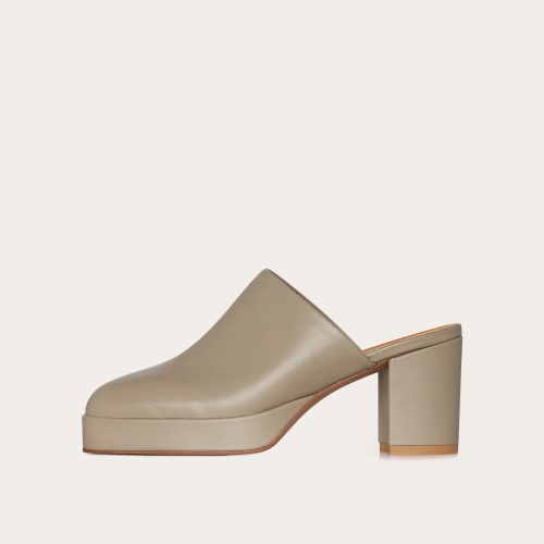 Gloria flats, pebble grey...