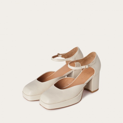Mira Heels, alabaster | Balagan Studio
