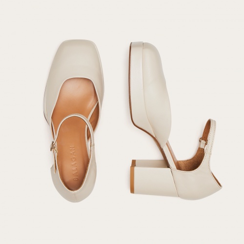 Mira Heels, alabaster | Balagan Studio