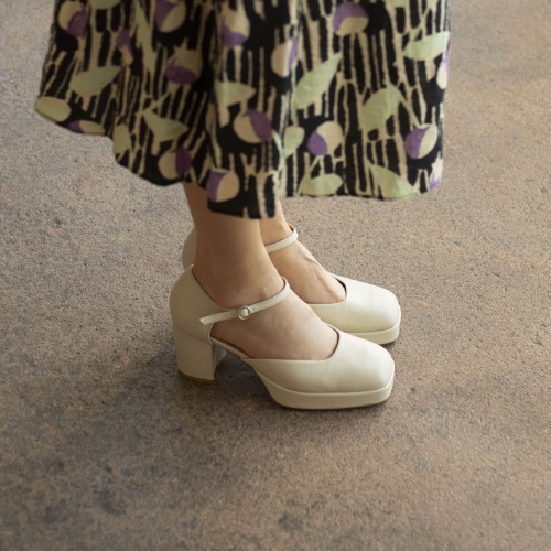 Mira Heels, alabaster | Balagan Studio