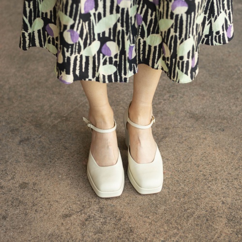 Mira Heels, alabaster | Balagan Studio