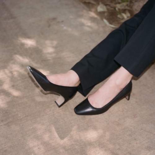 Simone Heels, glossy black | Balagan Studio