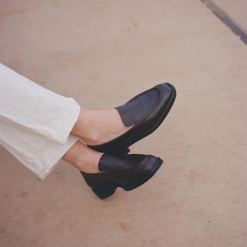 Camila półbuty, mahoniowy | Balagan Studio