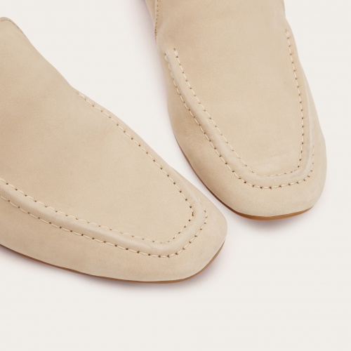 Enzo loafersy, jasny nubuk | Balagan Studio