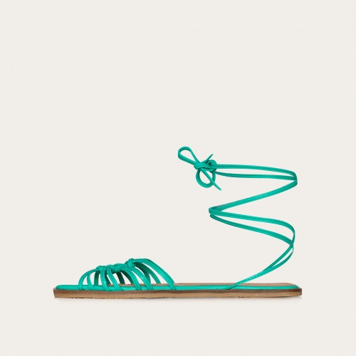 Amfi Sandals, vivid green OUTLET | Balagan Studio