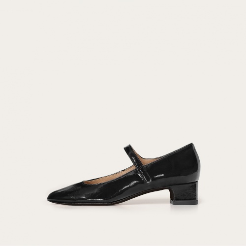 Dora Low Heels, glossy...