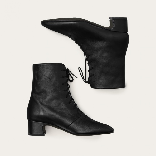 Victoria botki, czarny OUTLET | Balagan Studio