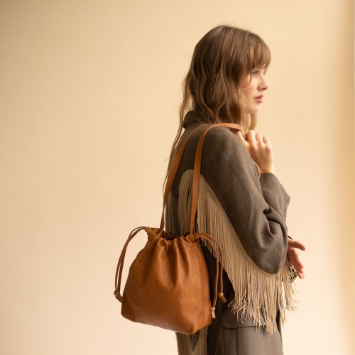 Dima Bag M, caramel OUTLET | Balagan Studio