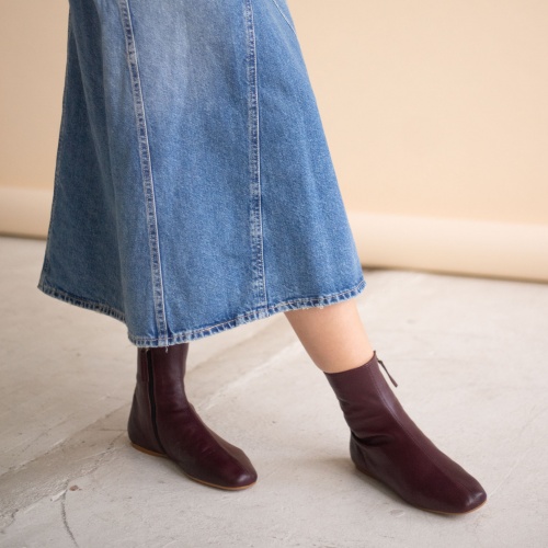 Regel Boots, aubergine | Balagan Studio