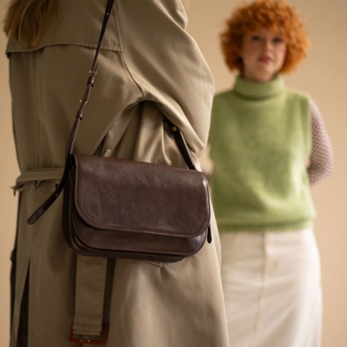 Mara Bag M, deep brown | Balagan Studio