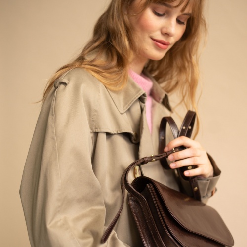 Mara Bag M, deep brown | Balagan Studio