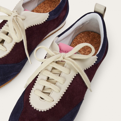 Ritza sneakers, inked velvet | Balagan Studio
