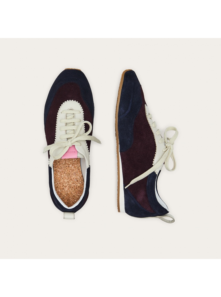 Ritza sneakers, inked velvet | Balagan Studio