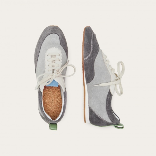 Ritza sneakers, grey velvet