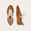 Ritza sneakersy, rudy welur