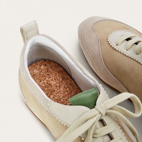 Ritza sneakersy, jasny welur | Balagan Studio