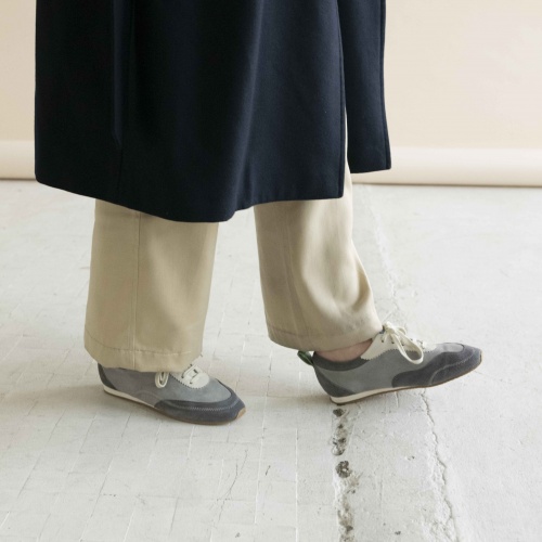 Ritza sneakersy, szary welur | Balagan Studio