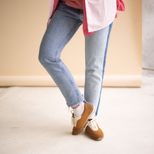 Ritza sneakers, desert brown velvet| Balagan Studio