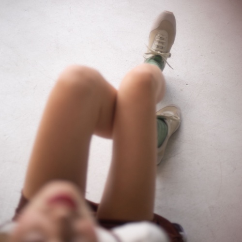 Ritza sneakersy, jasny welur | Balagan Studio