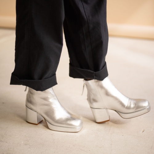 Elton Boots, silver | Balagan Studio