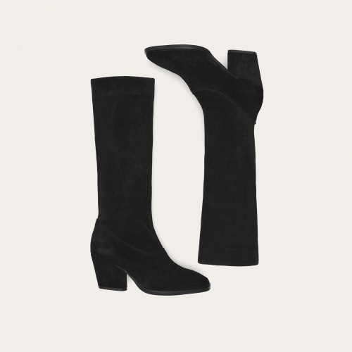 Jane Boots, black velvet | Balagan Studio