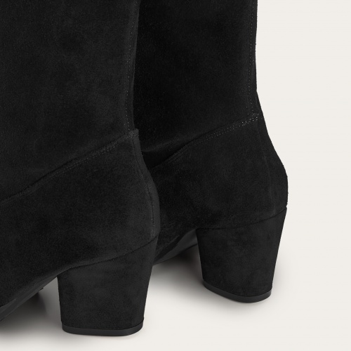Jane Boots, black velvet | Balagan Studio