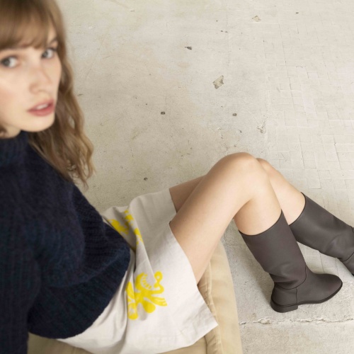 Polo High Boots, waxed brown nubuck | Balagan Studio
