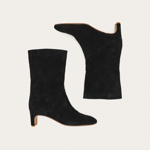 Adina Boots, black velvet | Balagan Studio