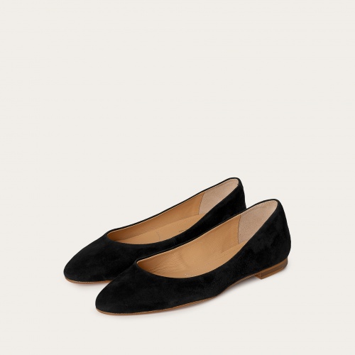 Mishor Ballerina, black suede | Balagan Studio