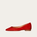 Mishor Ballerina, red suede OUTLET