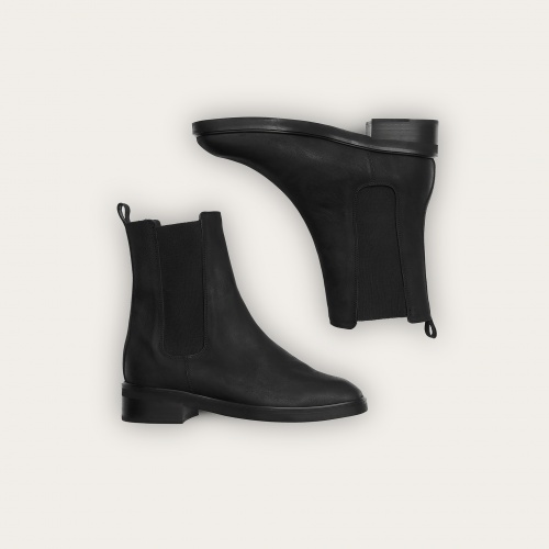 Arava Chelsea Boots, black nubuck OUTLET | Balagan Studio