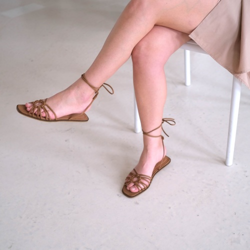 Amfi Sandals, caramel | Balagan Studio