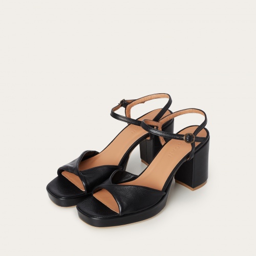 Bianca Sandals, black | Balagan Studio