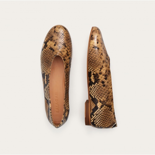 Opera Ballerina, brown python pattern | Balagan Studio