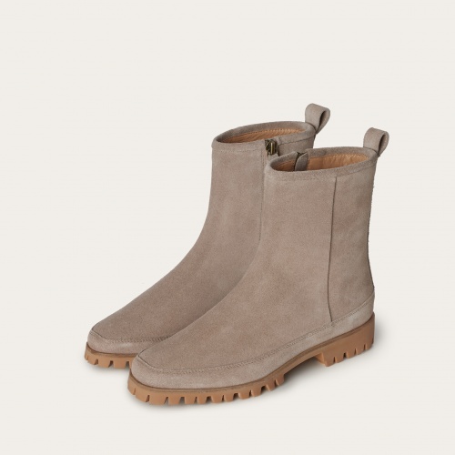 Saviv botki, szary welur | Balagan Studio